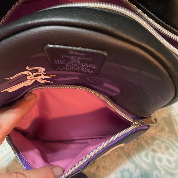 Disney  Loungefly Jack & Sally mini backpack & wallet - Picture 9 of 14